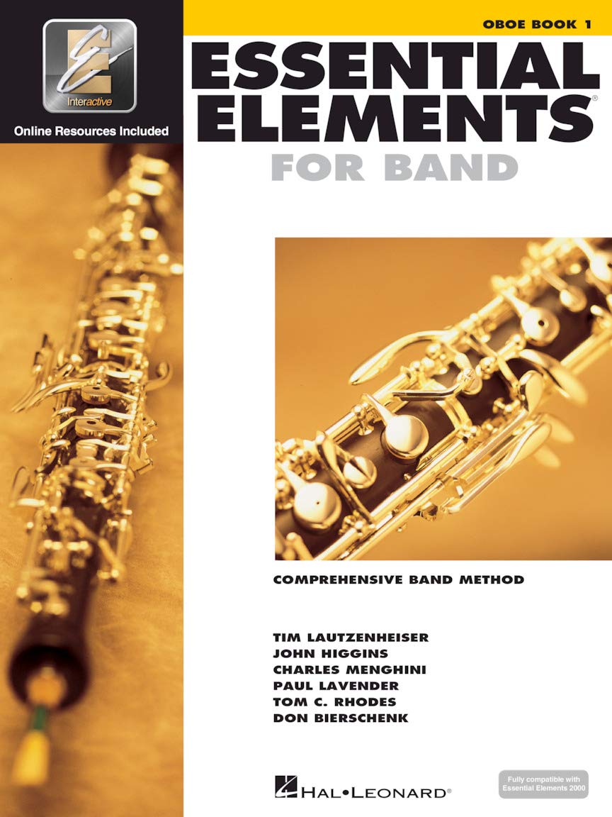 Essential Elements for Band  Oboe Book 1  Beginner Oboe Method with EEi  Sheet Music and Online Audio,Used