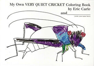 My Own Very Quiet Cricket Coloring Book,Used