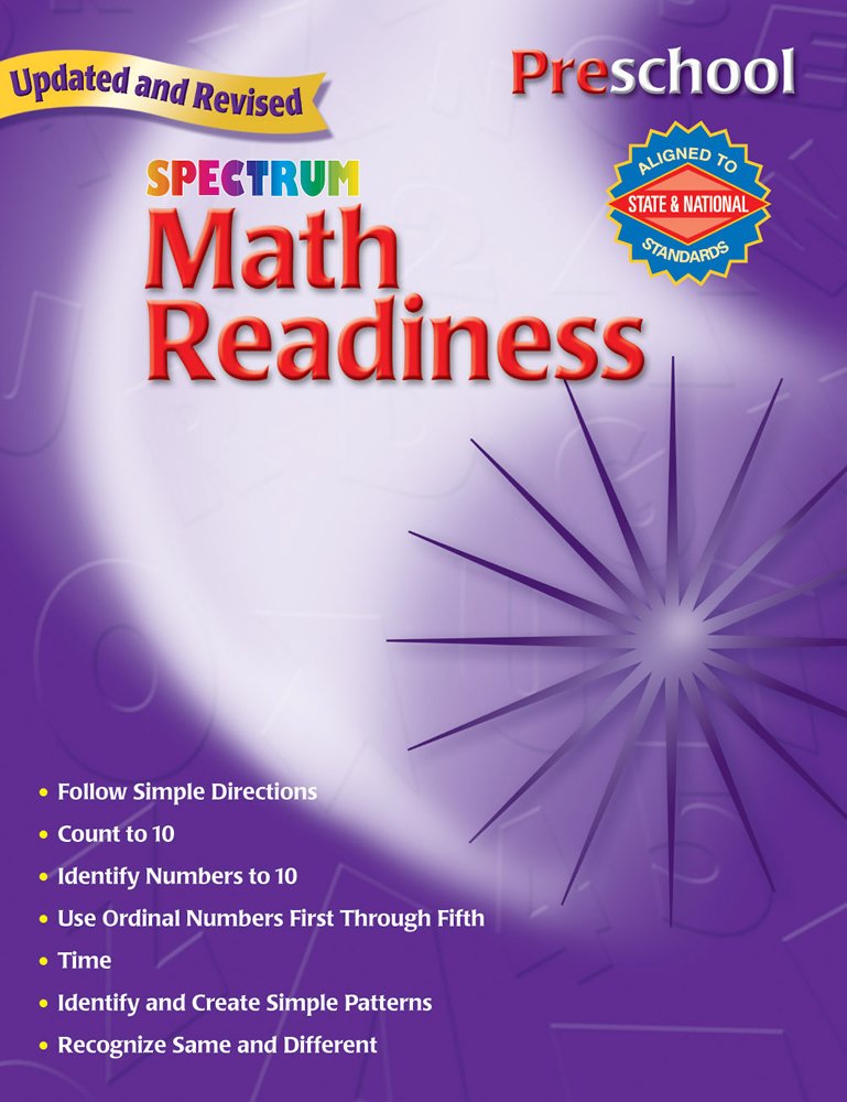 Spectrum Math Readiness: Preschool,Used