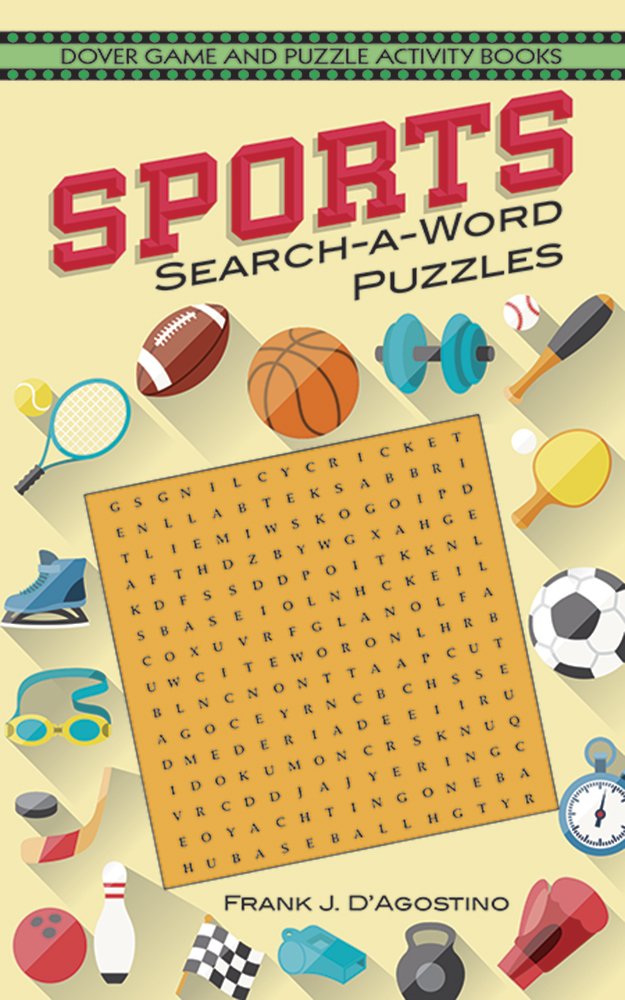 Sports SearchAWord Puzzles (Dover Children's Activity Books),Used