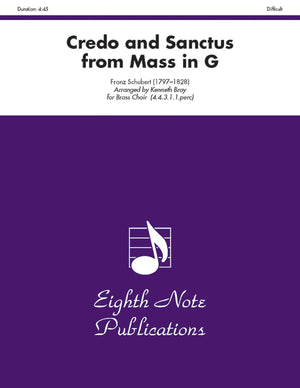 Credo And Sanctus (From Mass In G): Score & Parts (Eighth Note Publications),Used