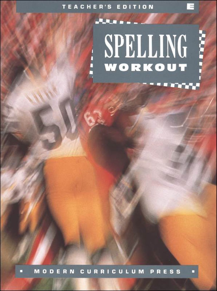 SPELLING WORKOUT, LEVEL E, TEACHER EDITION, 1994 COPYRIGHT,Used