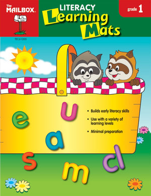 Literacy Learning Mats (Gr. 1) by The Mailbox Books Staff (20090701),Used