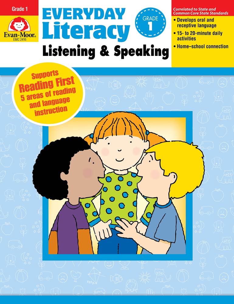 Everyday Literacy Listening & Speaking, Grade 1 (Everyday Literacy: Listening and Speaking),Used