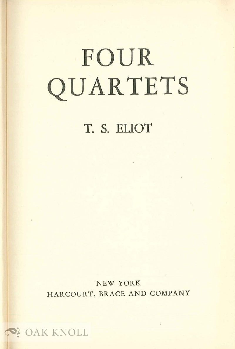 Four Quartets,Used