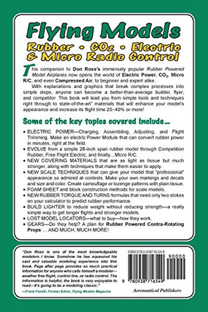 Flying Models: Rubber, Co2, Electric & Micro Radio Control  Tips & Techniques For Beginner & Expert, Book 2,New