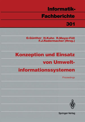 Konzeption und Einsatz von Umweltinformationssystemen: Proceedings (InformatikFachberichte, 301) (German Edition),Used