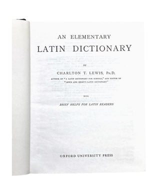 Elementary Latin Dictionary