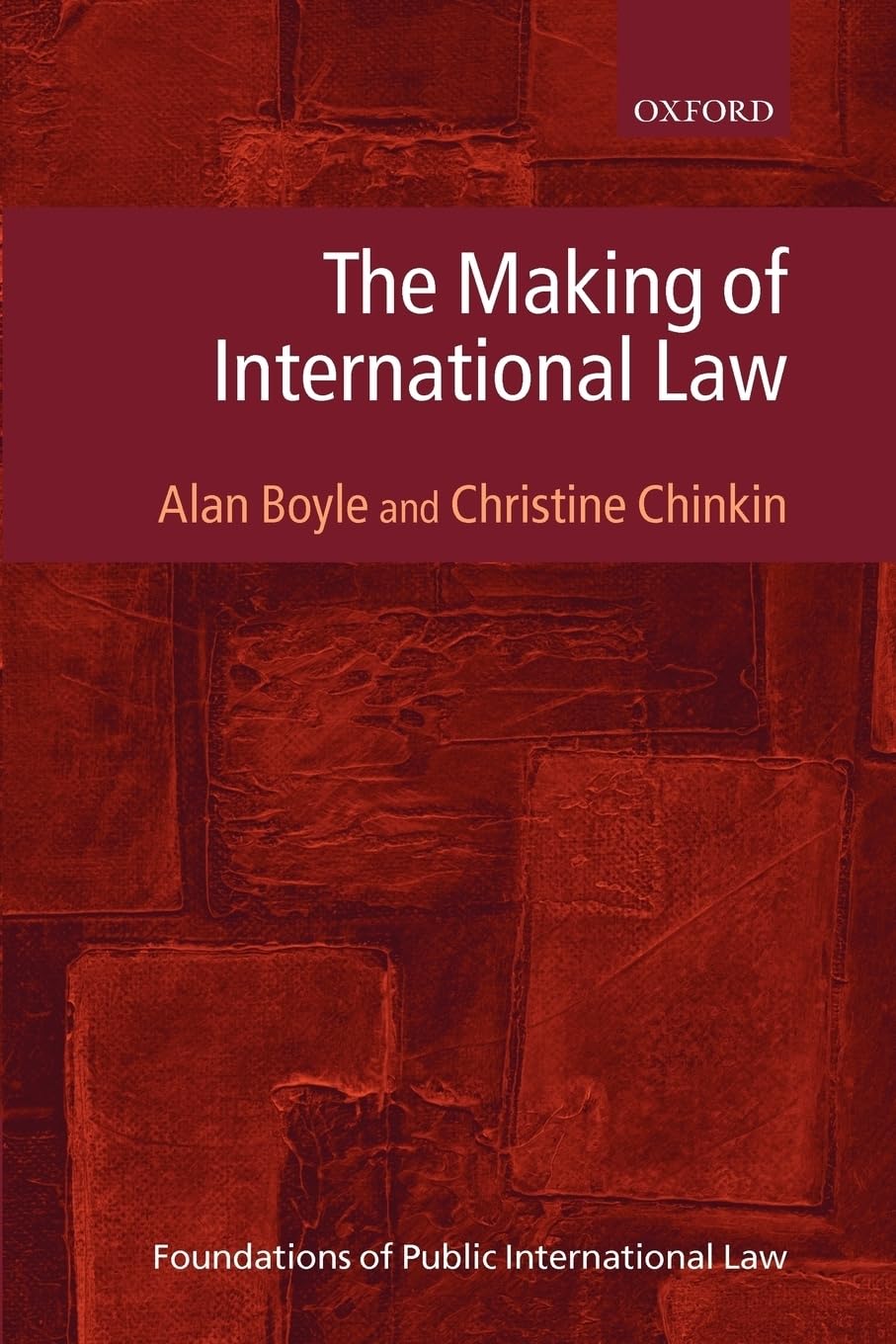 The Making of International Law (Foundations of Public International Law),Used