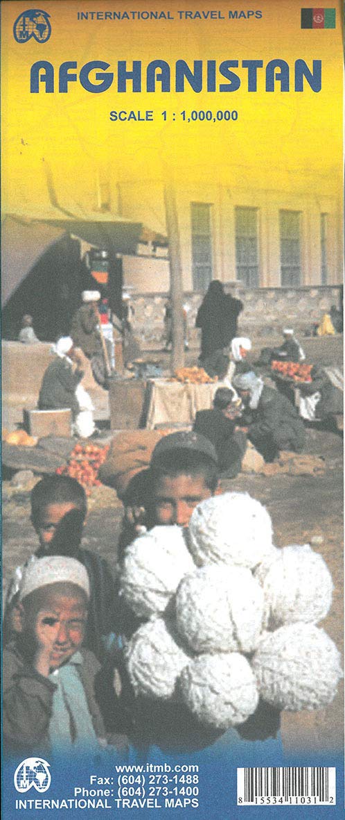 Afghanistan 1:1,000,000 Travel Map (International Travel Maps),New