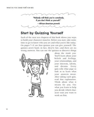 What Do You Stand For?: For Kids: A Guide to Building Character,New