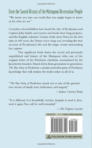 The True Story of Pocahontas: The Other Side of History,New