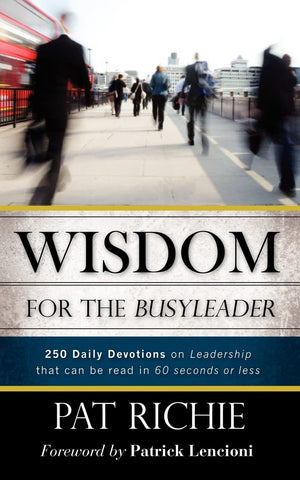 Wisdom for the BusyLeader,Used