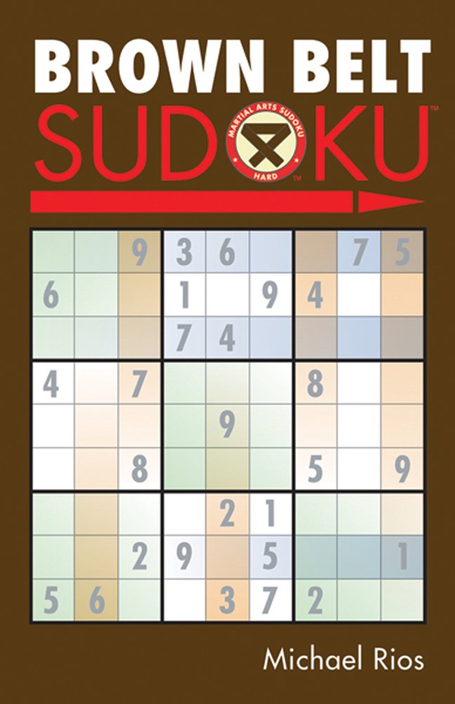 Brown Belt Sudoku (Martial Arts Puzzles Series),Used