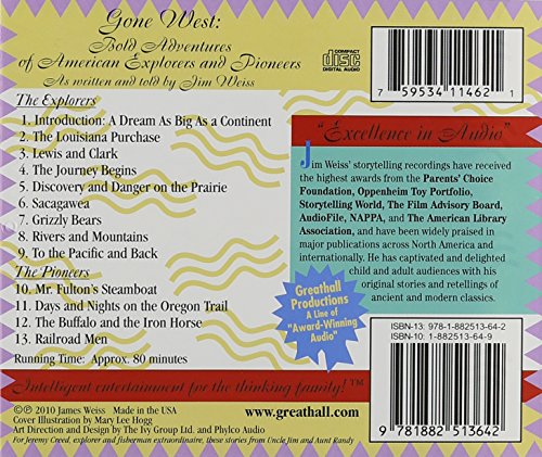 Gone West: Bold Adventures of Amerian Explorers and Pioneers,Used