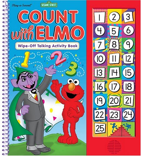 Sesame Street: Count with Elmo (Wipe Off Sound Activity Book),New