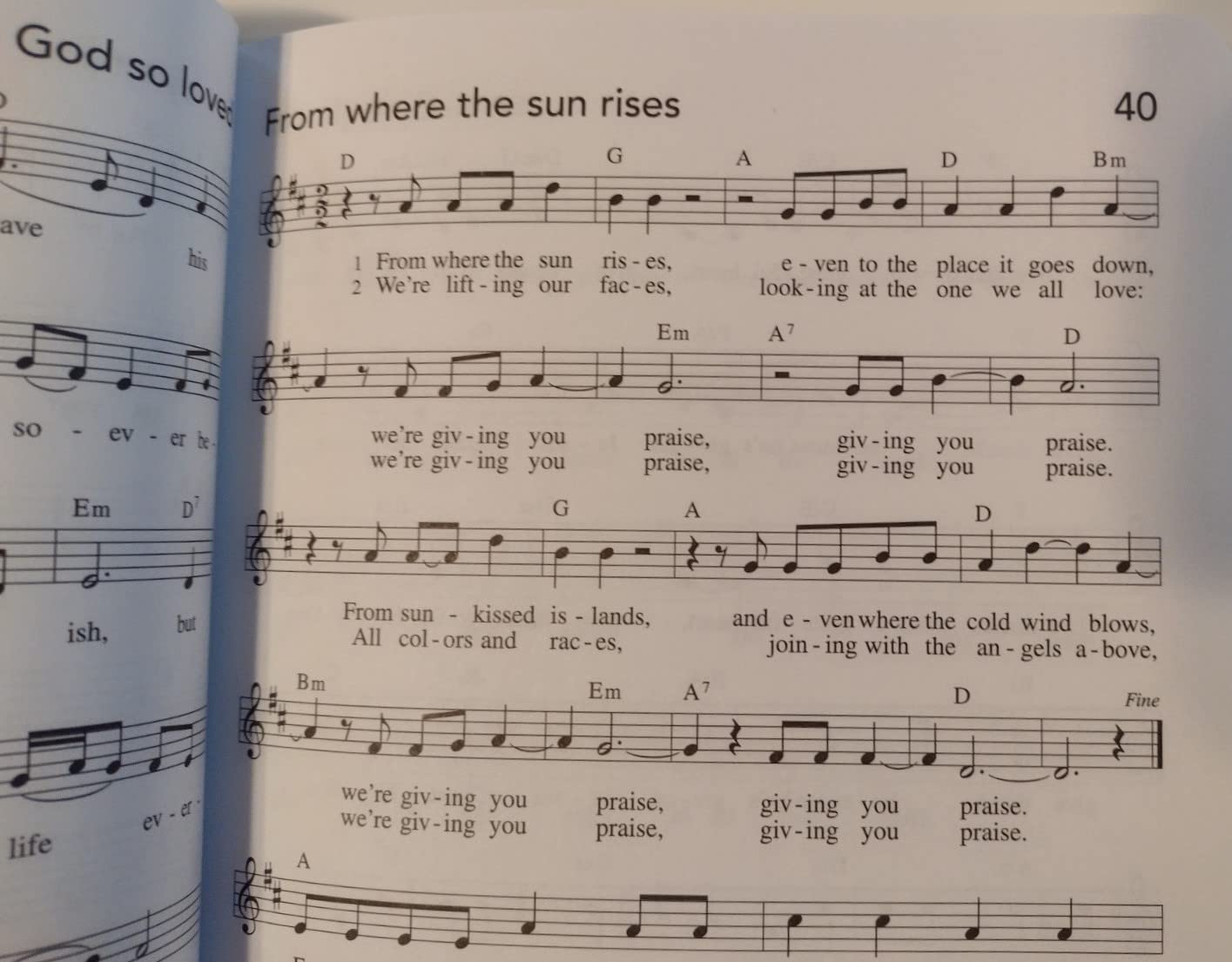 Worship and Praise Songbook,Used