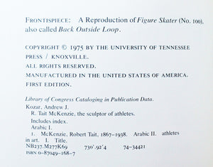 R. Tait McKenzie, the Sculptor of Athletes,Used