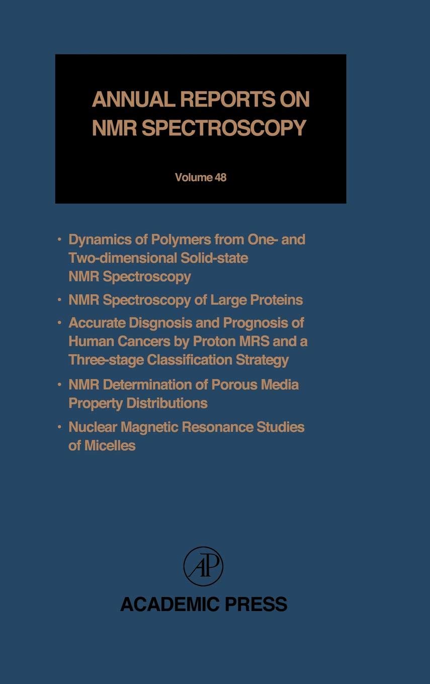 Annual Reports On Nmr Spectroscopy, Vol. 48 (Volume 48),New