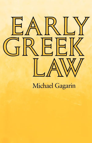 Early Greek Law,Used