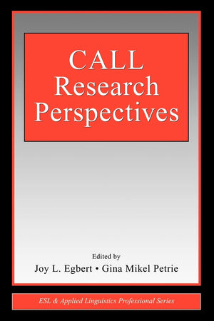 CALL Research Perspectives (ESL & Applied Linguistics Professional Series),Used