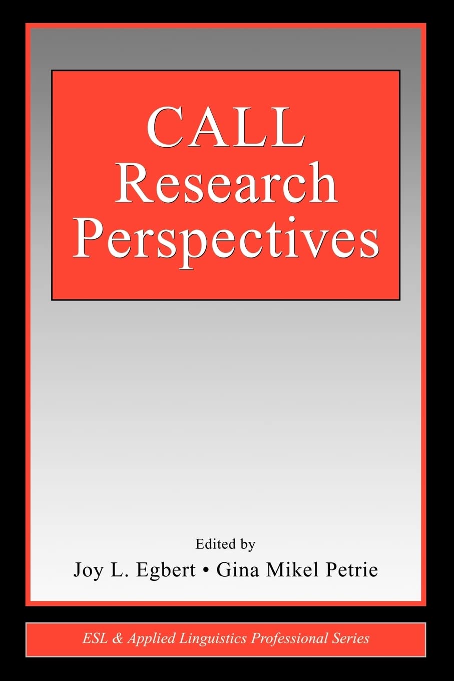 CALL Research Perspectives (ESL & Applied Linguistics Professional Series),Used