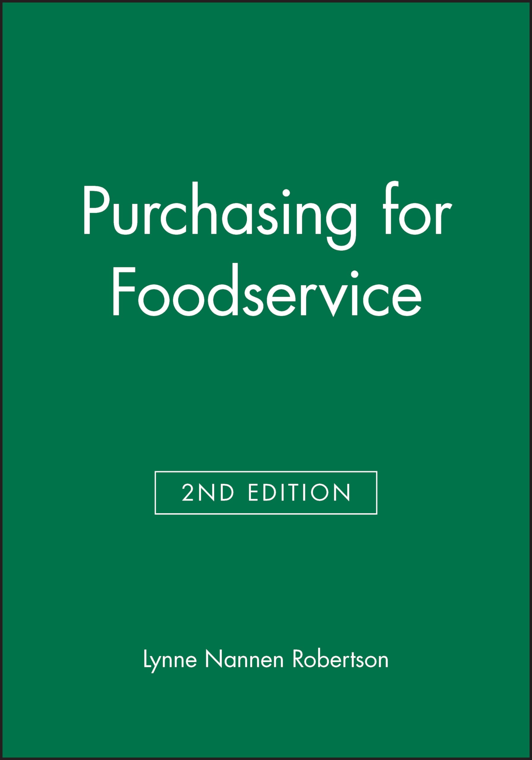 Purchasing For Foodservice,Used