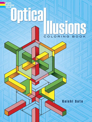 Optical Illusions Coloring Book (Dover Design Coloring Books),Used