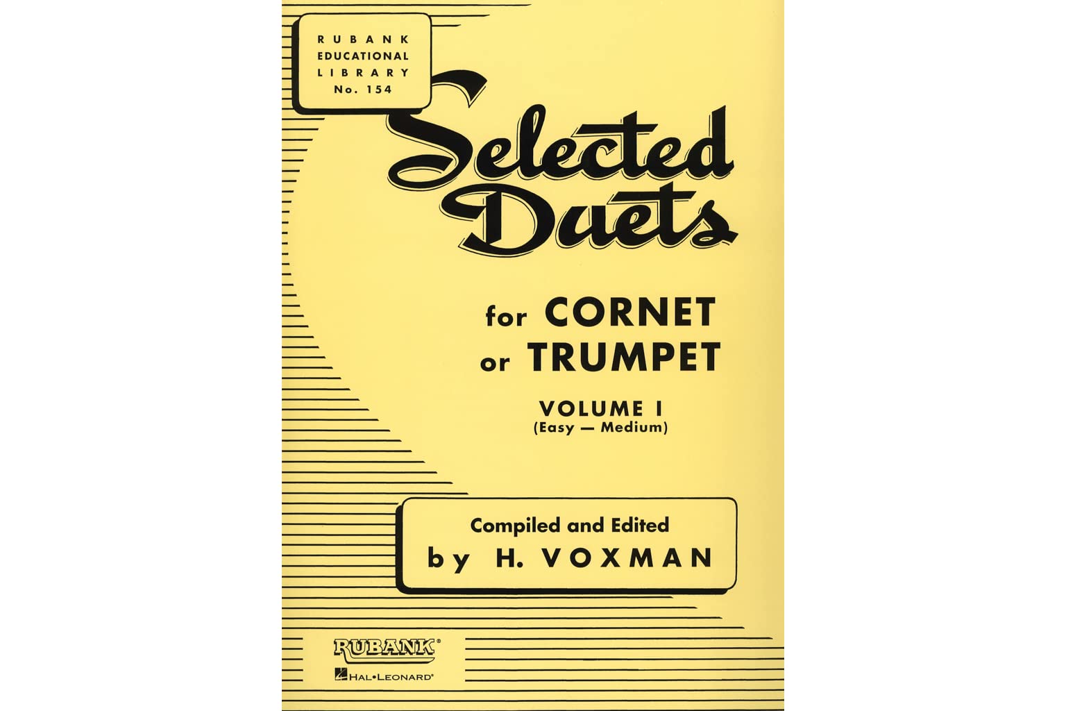 Selected Duets For Cornet Or Trumpet  Volume 1  Easy To Medium Level  Classic Rubank Educational Library For Developing Trumpet