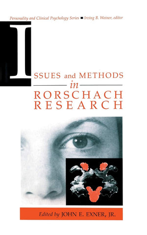 Issues And Methods In Rorschach Research (Personality & Clinical Psychology (Hardcover)),Used