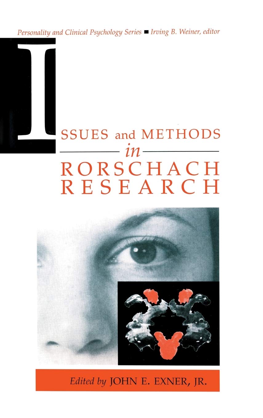 Issues And Methods In Rorschach Research (Personality & Clinical Psychology (Hardcover)),Used