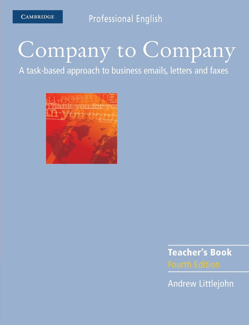 Company to Company Teacher's Book (Cambridge Professional English),Used