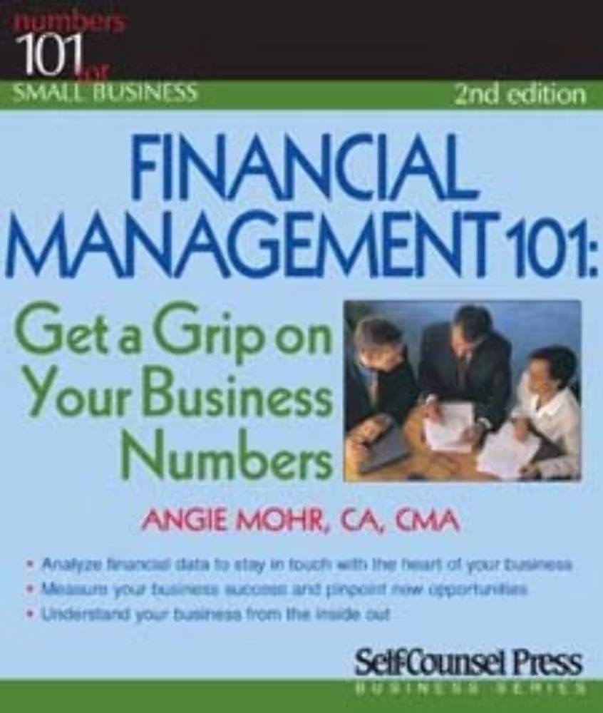 Financial Management 101: Get a Grip on Your Business Numbers (101 for Small Business Series),Used