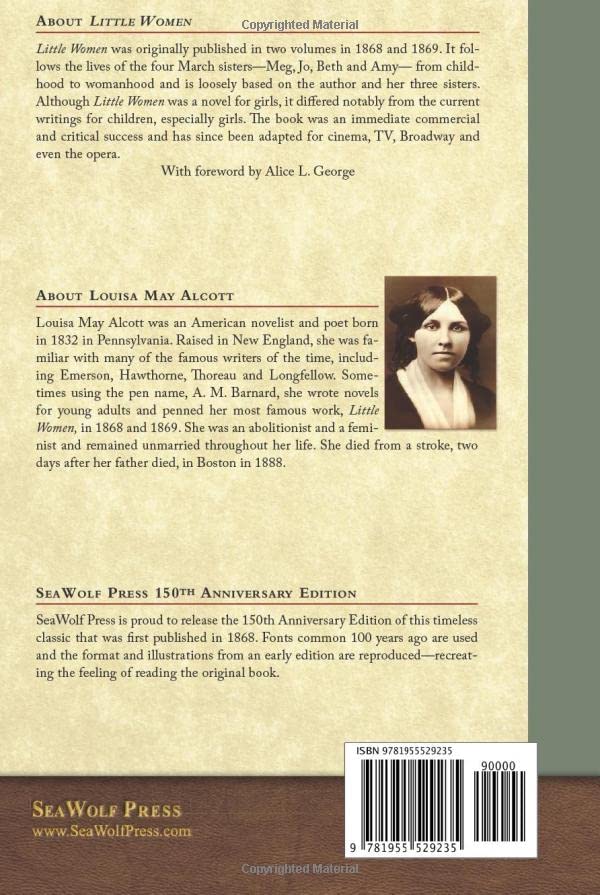 Little Women (150Th Anniversary Edition): With Foreword And 200 Original Illustrations,New