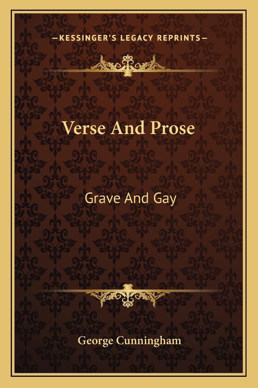 Verse And Prose: Grave And Gay,Used
