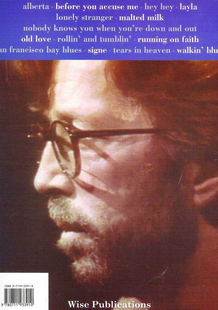 ERIC CLAPTON: UNPLUGGED  GUITAR RECORDED VERSIONS GUITARE,Used
