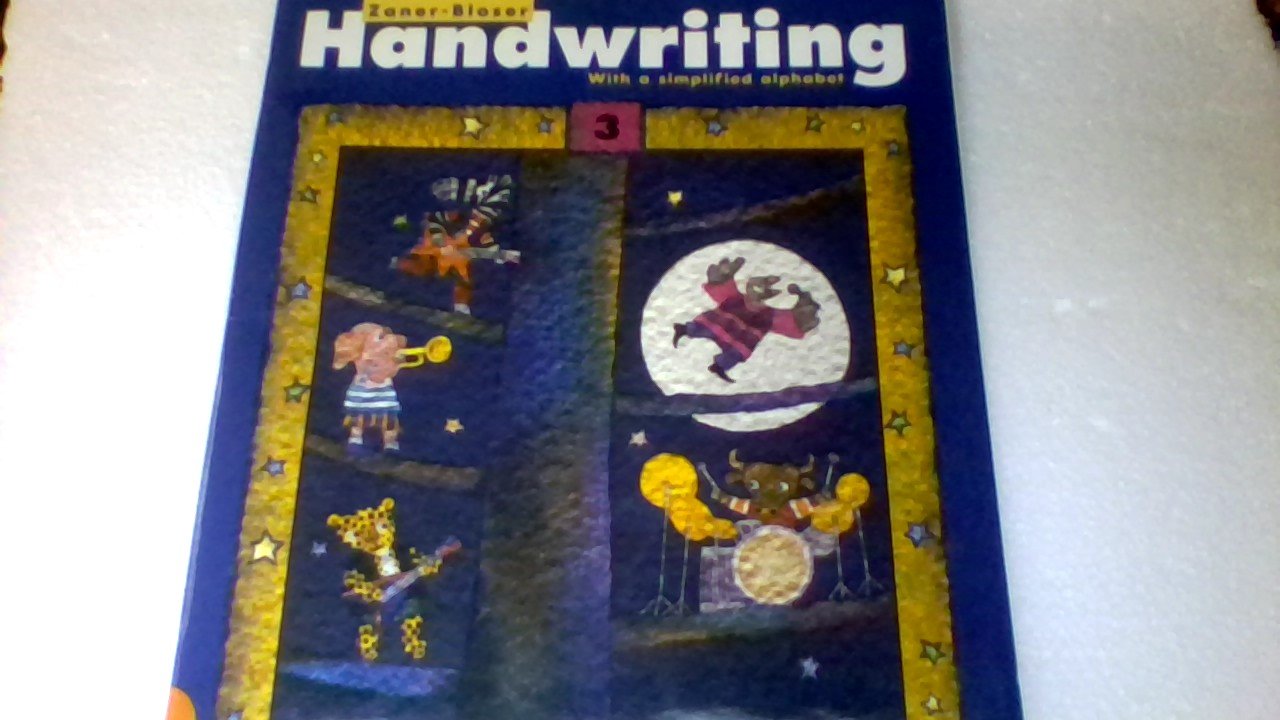 Zaner Bloser Handwriting, Grade 3: With a Simplfied Alphabet,Used