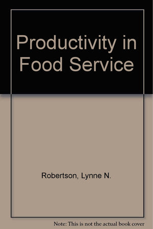 Productivity in Foodservice,Used