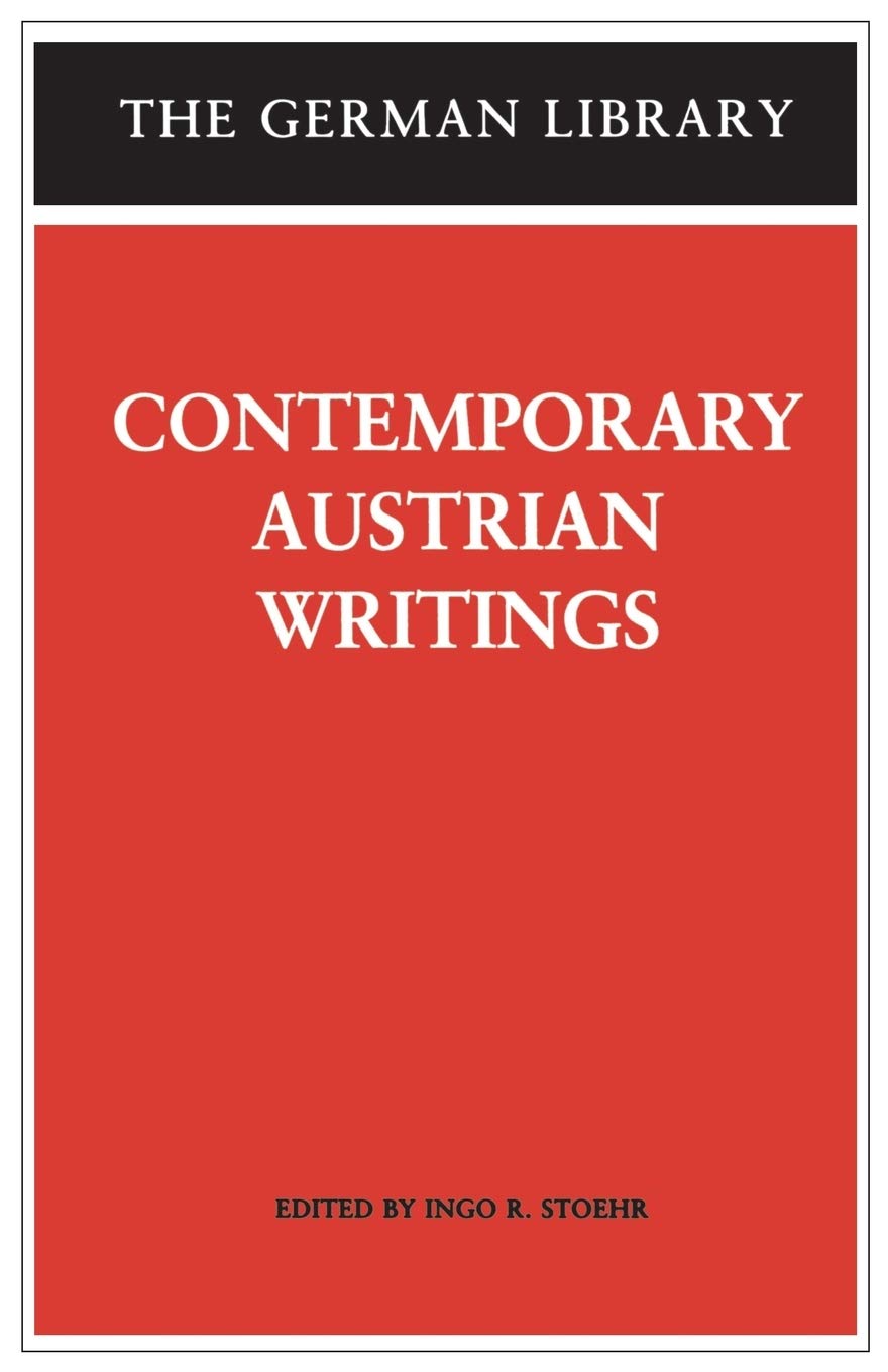 Contemporary Austrian Writings (German Library),Used
