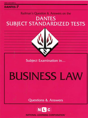 DSST Business Law (II) (Passbooks) (DANTES SUBJECT STANDARDIZED TESTS (DANTES)),Used
