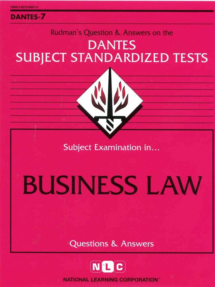 DSST Business Law (II) (Passbooks) (DANTES SUBJECT STANDARDIZED TESTS (DANTES)),Used