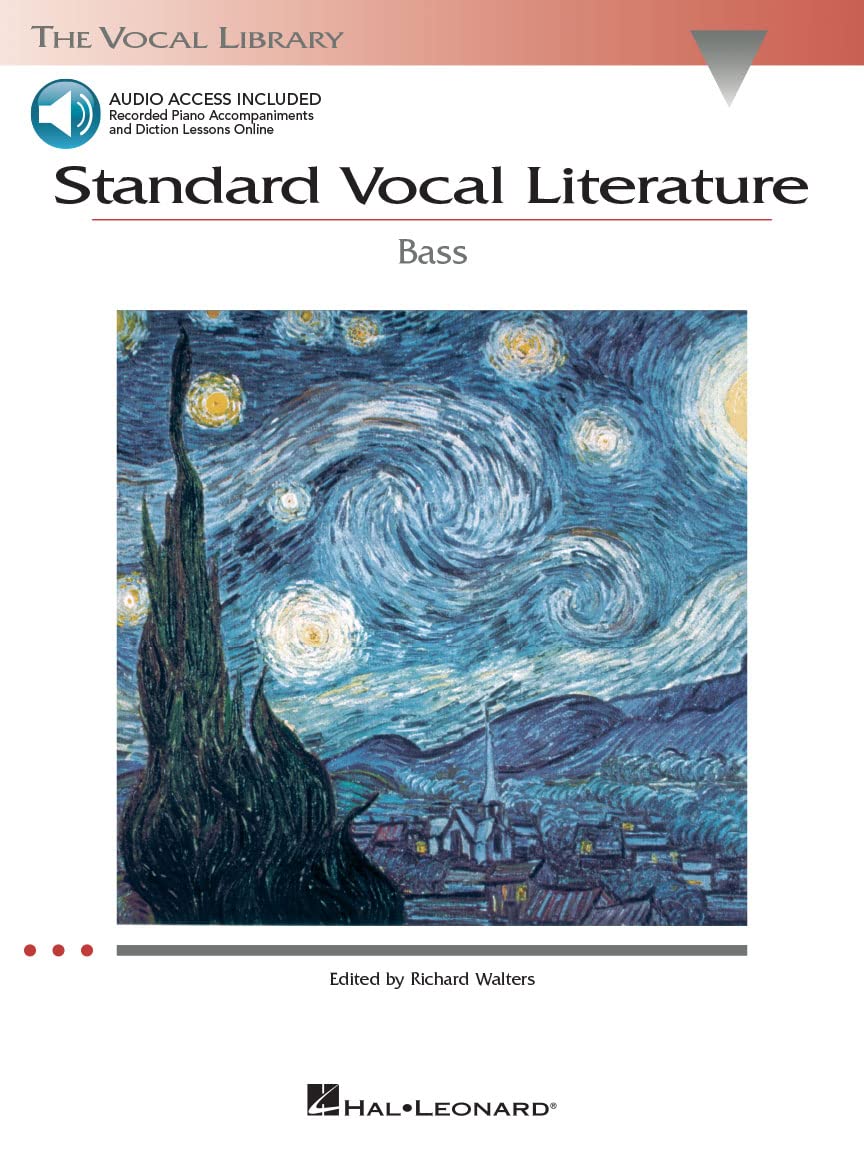 Standard Vocal Literature  An Introduction To Repertoire For Bass Book/Online Audio,Used