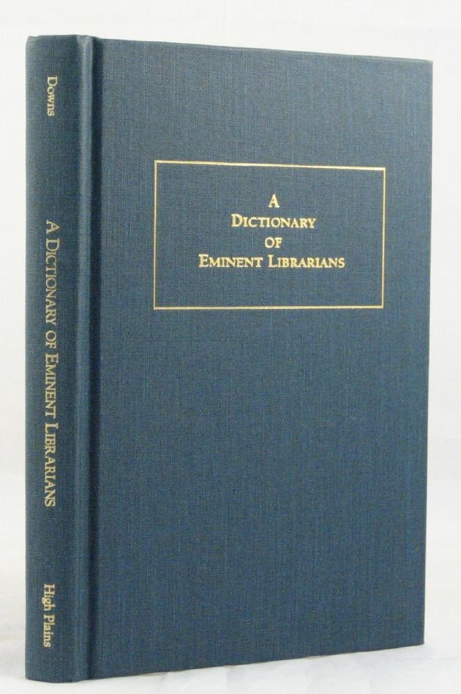 A Dictionary of Eminent Librarians,Used