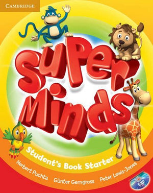 Super Minds Starter Student's Book with DVDROM,Used