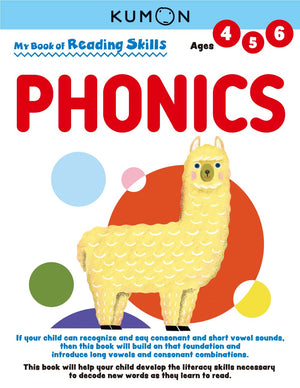 Kumon My Book of Reading Skills: Phonics (Reading Skills), Ages 46, 96 pages (My Book of Reading Skills),New