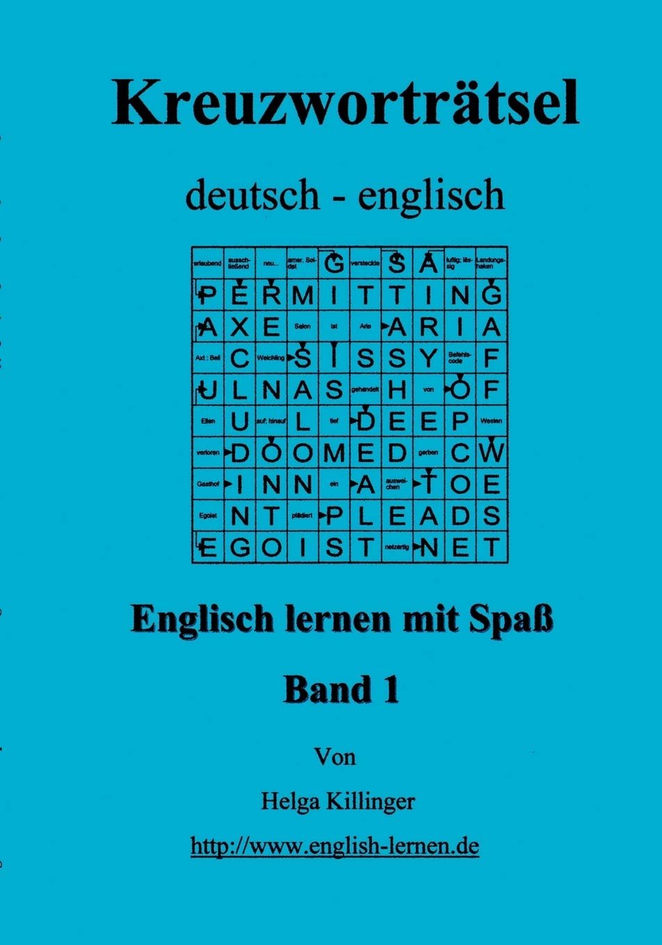 Englisch lernen mit Spa. Kreuzwortrtsel deutschenglisch (German Edition),Used