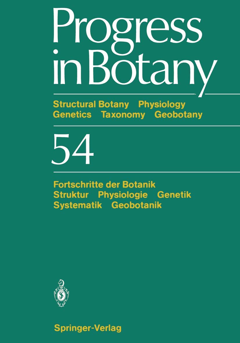 Progress in Botany / Fortschritte der Botanik: Structural Botany Physiology Genetics Taxonomy Geobotany / Struktur Physiologie G,Used
