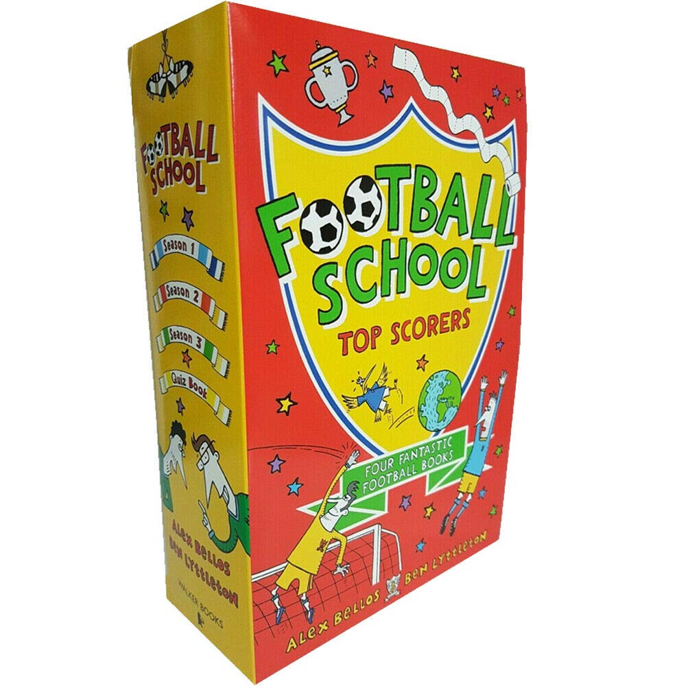 Football School Series Top Scorers 4 Books Collection Box Set By Alex Bellos & Ben Lyttleton (Where Football Explains The World ,Used