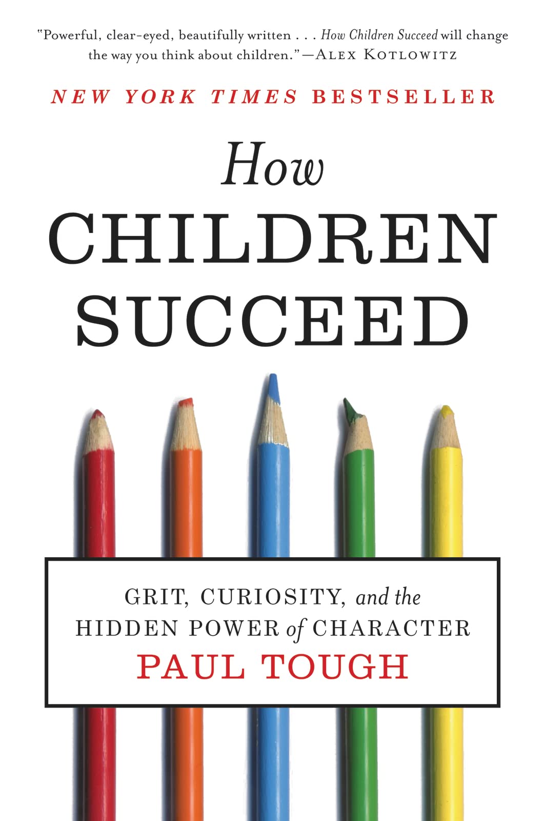 How Children Succeed: Grit, Curiosity, And The Hidden Power Of Character,New