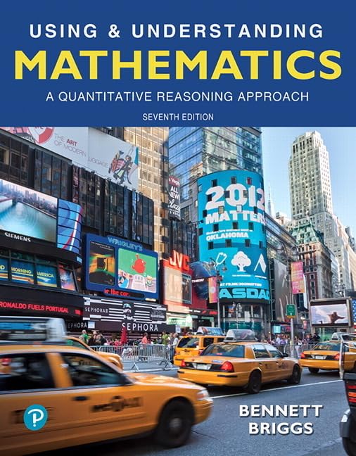 Using & Understanding Mathematics: A Quantitative Reasoning Approach,New